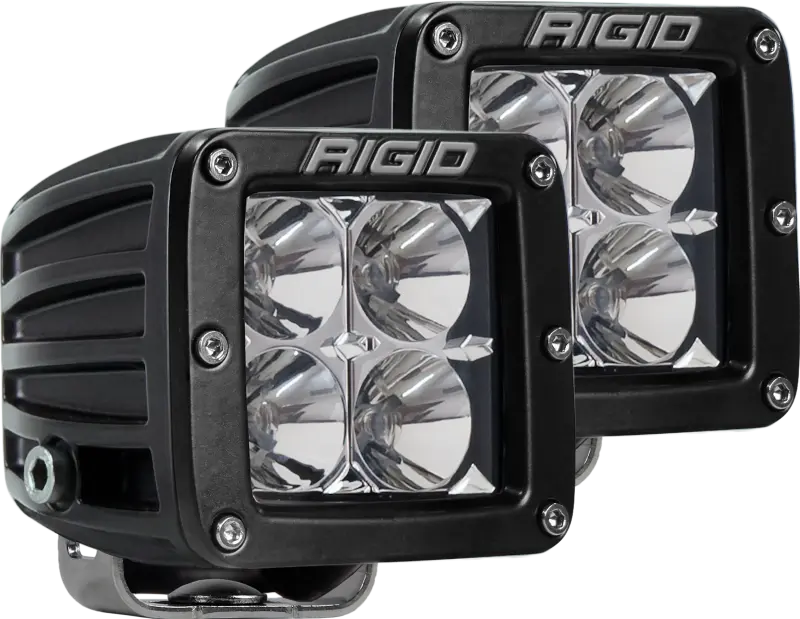 Rigid Industries Dually Flood LED Light Set 2 Trucks and ATVs