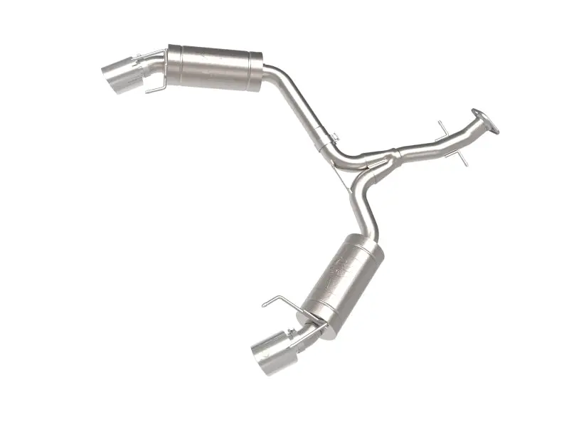 aFe POWER Takeda SS Axle-Back Exhaust Polished Tips 06-13 Lexus IS250 and IS350