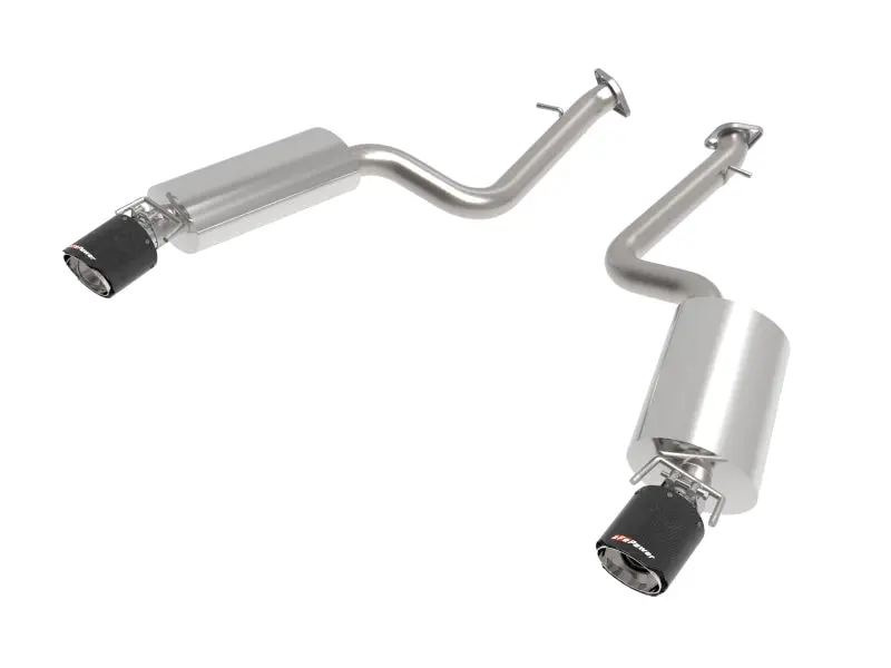 aFe Lexus IS350 14-22 V6-3.5L Takeda Axle-Back Exhaust System Carbon Fiber Tip