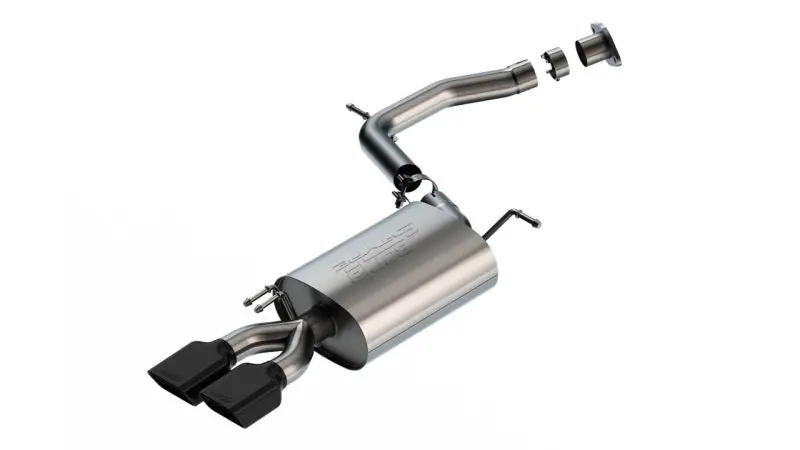 Borla 2023 Hyundai Palisade 20-22 Kia Telluride 3.8L V6 S-Type Axle-Back Exhaust Black Chrome Tip