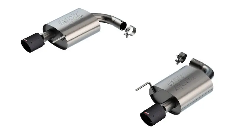 Borla ATAK Carbon Fiber Axle-Back Exhaust System 2024 Ford Mustang GT 5.0L V8 without Active Exhaust