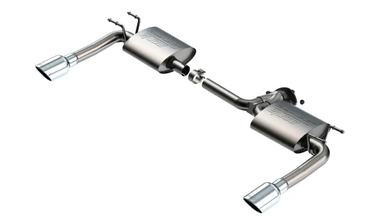 Borla S-Type Axle Back Exhaust 4in Tips 2019-2023 Mazda 3 NA and 2021-2023 Mazda 3 Turbo