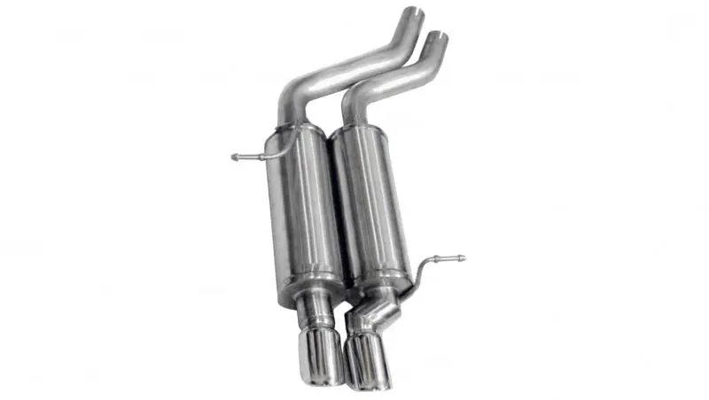 Corsa 2001-2006 BMW 325i/ci Convertible E46 Polished Sport Axle-Back Exhaust System CORSA Performance