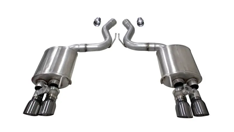 Corsa 2018-2023 Ford Mustang GT Fastback 5.0L 3in Sport Axle-Back Exhaust 4in Gunmetal Tips CORSA Performance