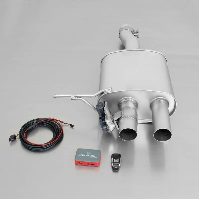 Remus Axle Back Exhaust 2014 Mini Cooper S F56 2.0L Turbo Tail Pipes Required Non-Facelift