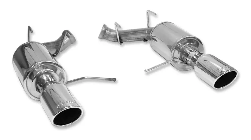 Roush Enhanced Sound Dual Axle-Back Exhaust Round Tips 2011-2014 Ford Mustang V8