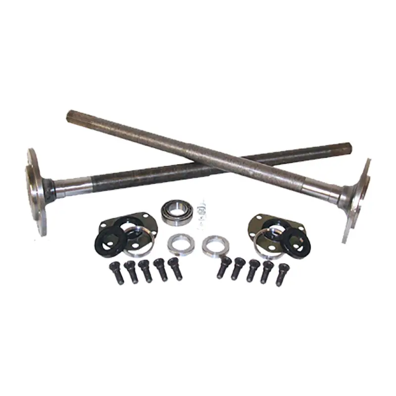 Yukon Gear One Piece Axles Kit 76-79 Model 20 CJ7 Quadratrack Bearings 29 Splines Yukon Gear & Axle