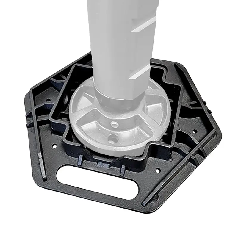 Go Rhino Xventure Gear El Gato Base Plate - Black Truck Accessories