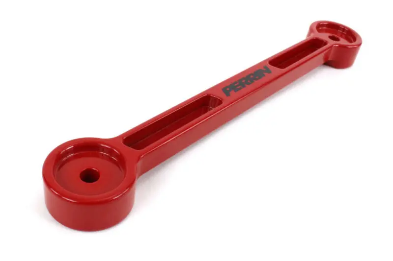 Perrin Red Battery Tie Down 17-19 Honda Civic Si Coupe Sedan Secure Battery Mount Perrin Performance