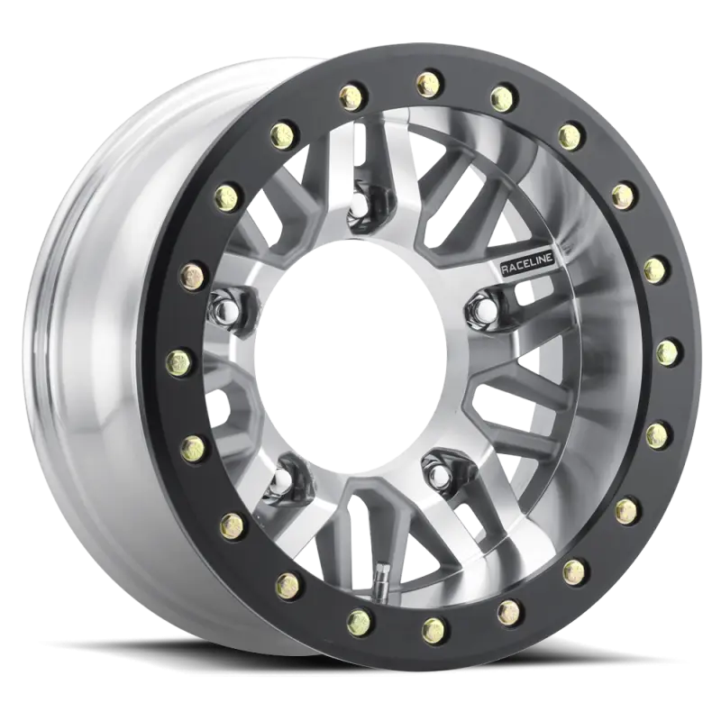 Raceline RT260M Ryno 15x7in Machined Beadlock Wheel 5x205 BP -45mm Offset 160mm Bore