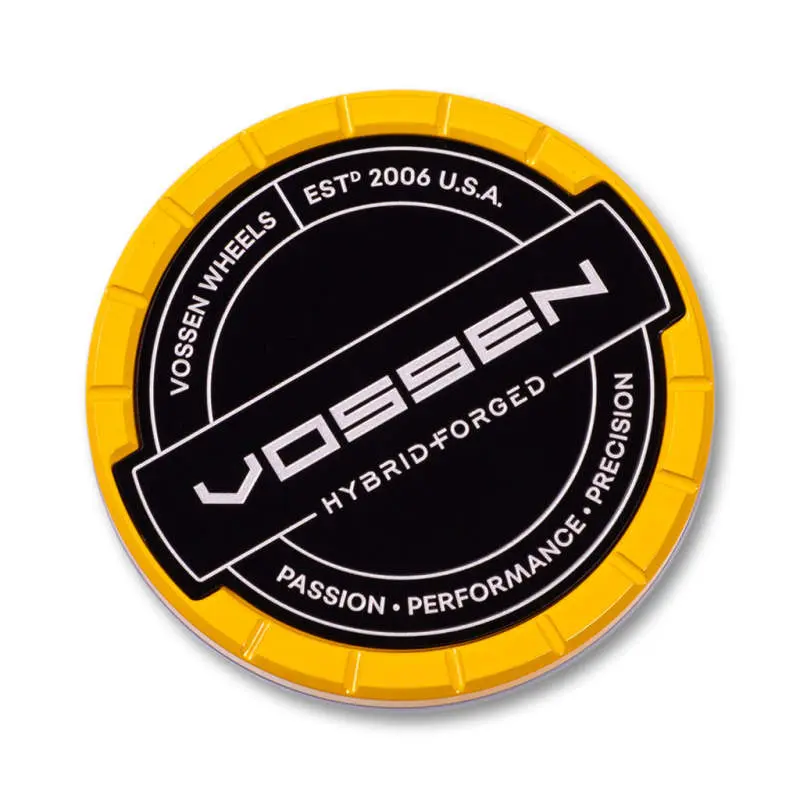 Vossen Billet Sport Cap Small Hybrid Forged Yellow Car Accessory