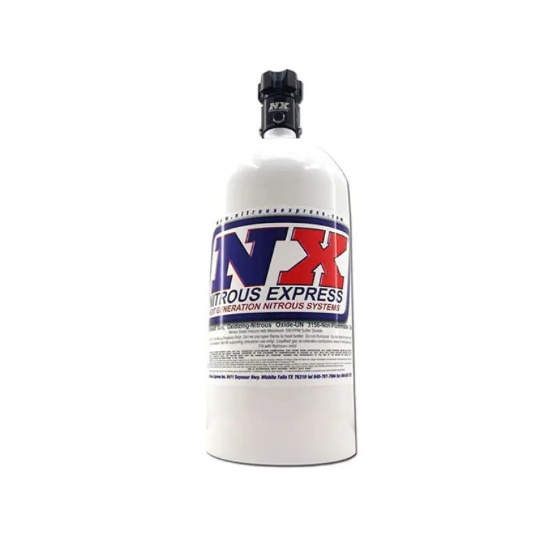 Nitrous Express 5lb Bottle Lightning 500 Valve 5.25x17.64