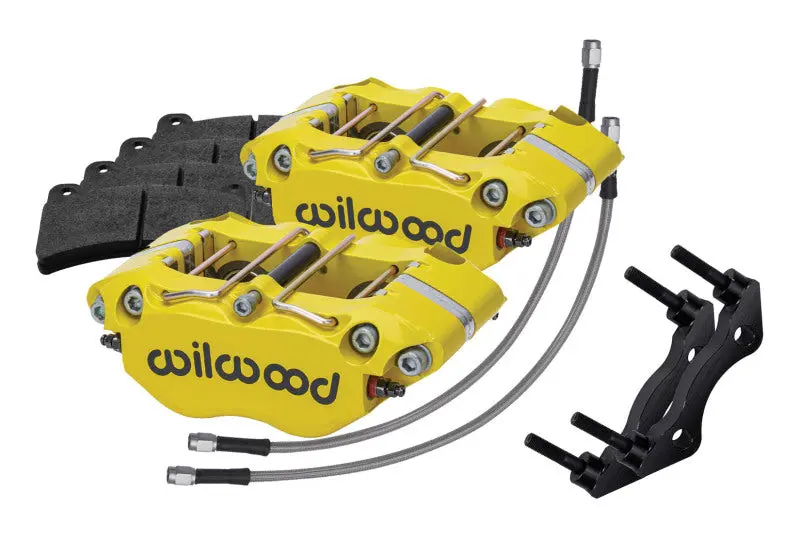 Wilwood 69-83 Porsche 911 Rear Dynapro Caliper Kit 3in MT Yellow