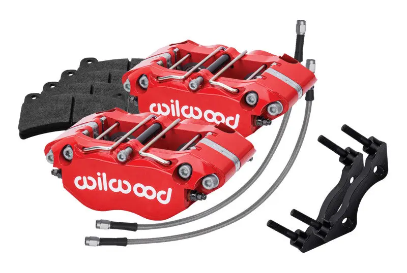 Wilwood 84-89 Porsche 911 Rear Dynapro Caliper Kit 3in MT Red