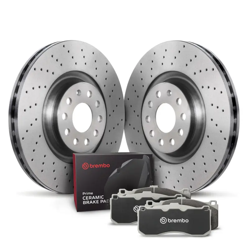 Brembo OE Front Disc Brake Kit 15-20 Audi A3 Quattro S3 Golf R GTI