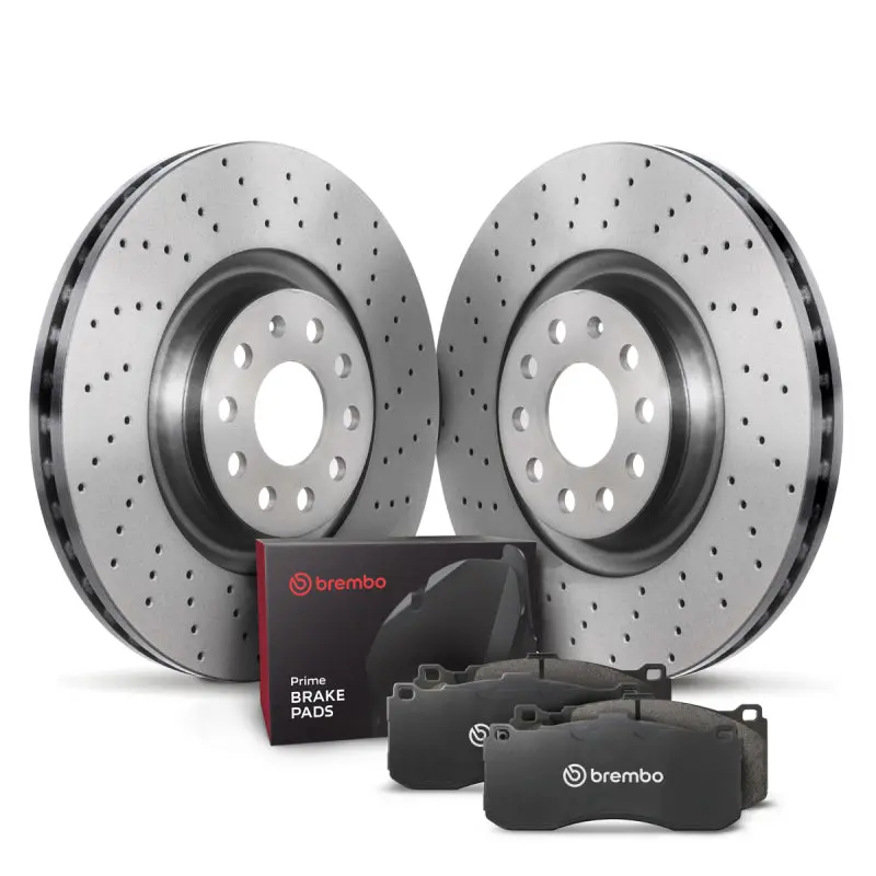 Brembo OE Front Disc Brake Kit 15-20 Audi A3 Quattro S3 Golf R GTI Jetta