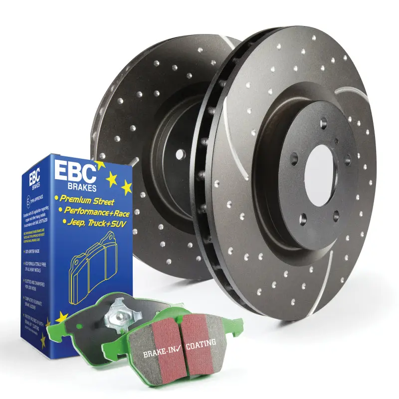 EBC S3 Kits Greenstuff Brake Pads and GD Rotors