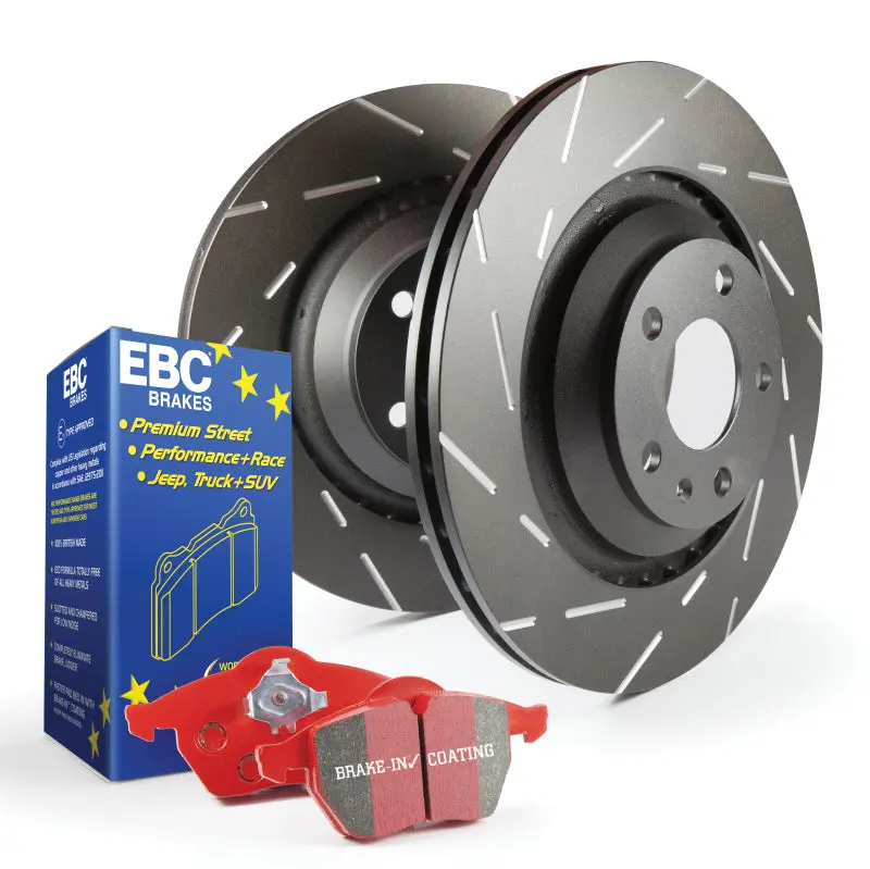 EBC S4 Kits Redstuff Brake Pads and USR Rotors Enhanced Stopping Power