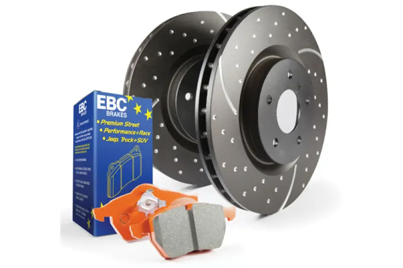 S8 Kits Orangestuff and GD Rotors Brake Upgrade Kit EBC
