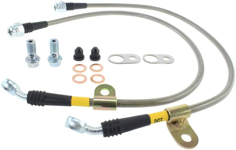 StopTech 06-15 Mazda Miata Stainless Steel Front Brake Line Kit 4300 - Performance