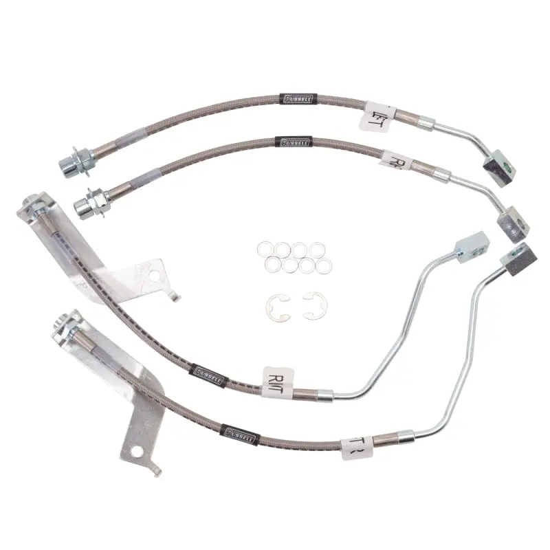 Russell Performance 99-04 Ford Mustang Traction Control Brake Line Kit Non-Cobra