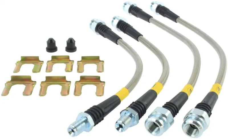 StopTech Stainless Steel Front Brake Lines 90-99 Mitsubishi 3000GT