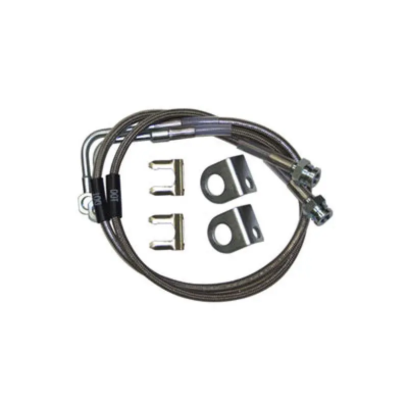 Synergy 07-18 Jeep Wrangler JK/JKU Extended Front Rear DOT Brake Line Kit Off-Road Synergy Mfg