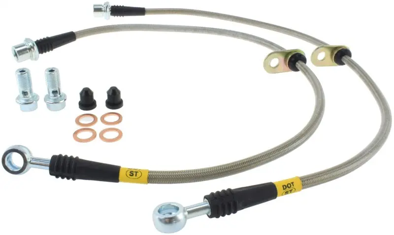 StopTech 00-05 Toyota Celica GT GT-S 05-08 Scion tC Front Stainless Steel Brake Lines