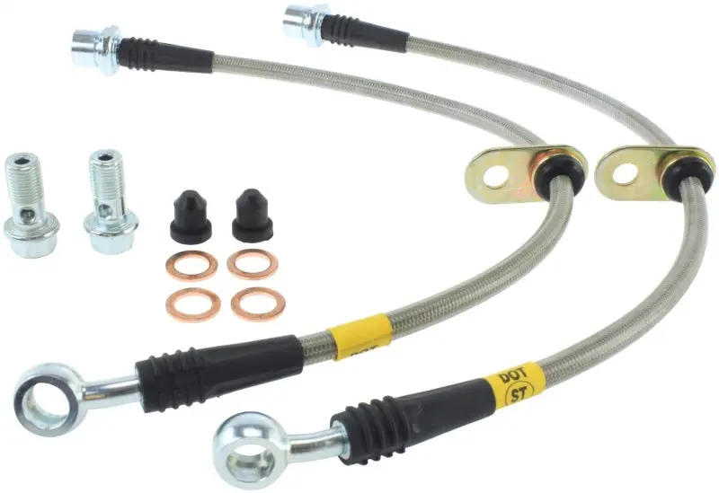 StopTech 00-05 Toyota MR2 Spyder Front Stainless Steel Brake Lines Performance