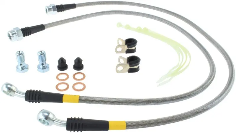 StopTech 02-05 Avalanche 99-05 Silverado 1500 2WD/4WD Stainless Steel Front Brake Lines