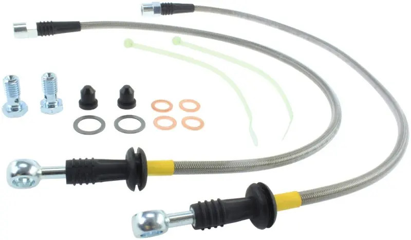 StopTech 02-06 Mini Mini S Stainless Steel Front Brake Line Kit