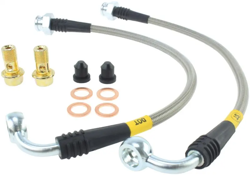 StopTech 03-07 Nissan 350Z G35 Stainless Steel Rear BBK Brake Lines Kit