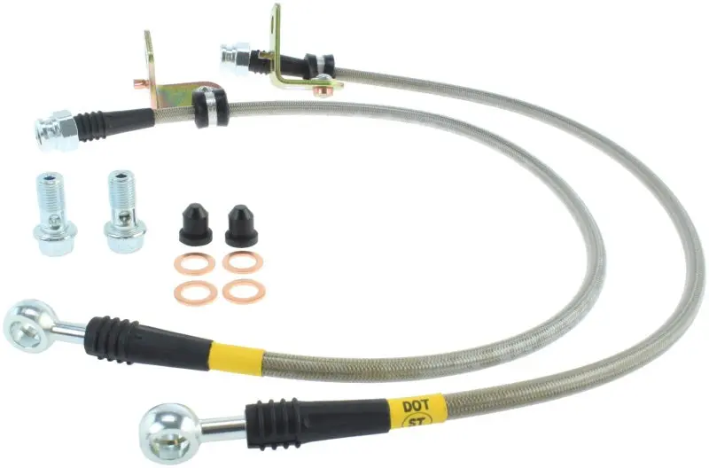 StopTech 03-08 Hyundai Tiburon Front Stainless Steel Brake Lines Performance Kit