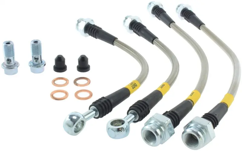 StopTech 04-06 Pontiac GTO Stainless Steel Rear Brake Lines High-Performance Braking