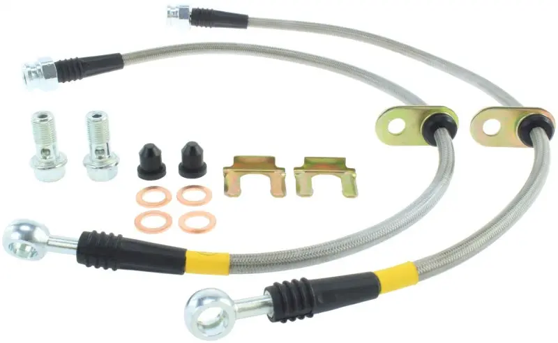StopTech 05-07 LGT/LGT Spec B Stainless Steel Front Brake Lines Performance Replacement