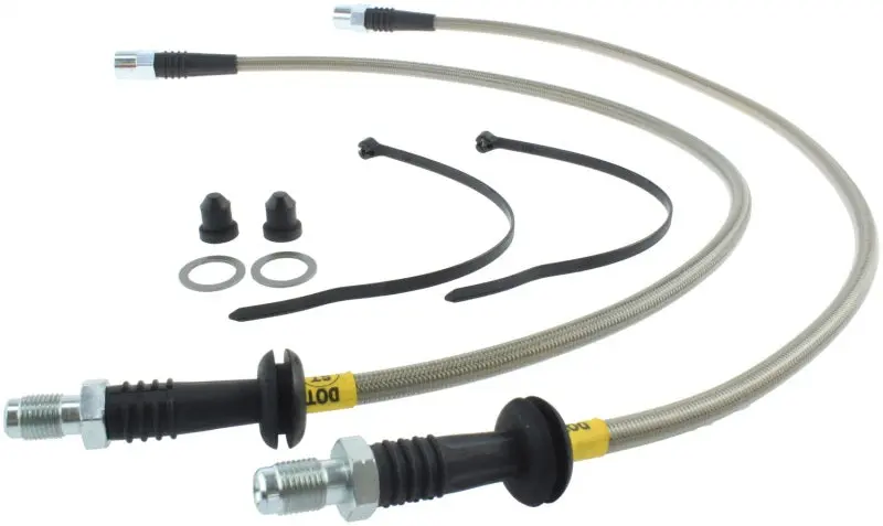 StopTech 06-08 BMW M5 07-08 M6 04-07 525i Not AWD Stainless Steel Front Brake Line Kit
