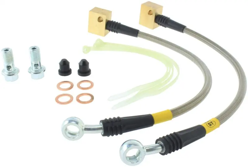 StopTech 06-09 Chevy Trailblazer Stainless Steel Rear Brake Lines - High Performance Upgrade