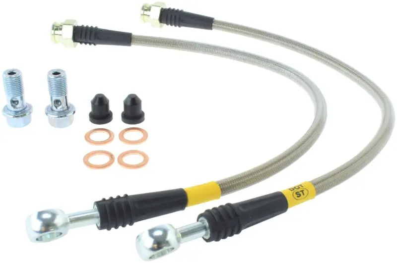 StopTech 06-10 Chevrolet Corvette Z06 Stainless Steel Rear Brake Lines Track Performance