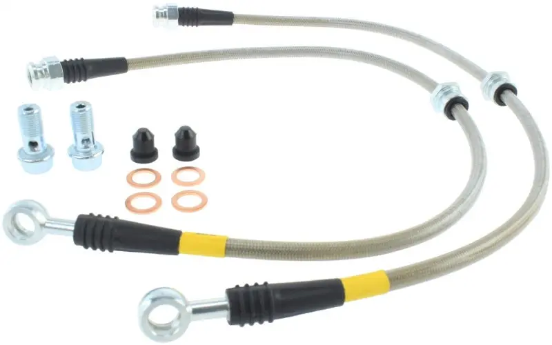 StopTech 06-12 Mitsubishi Eclipse Stainless Steel Front Brake Lines High Performance