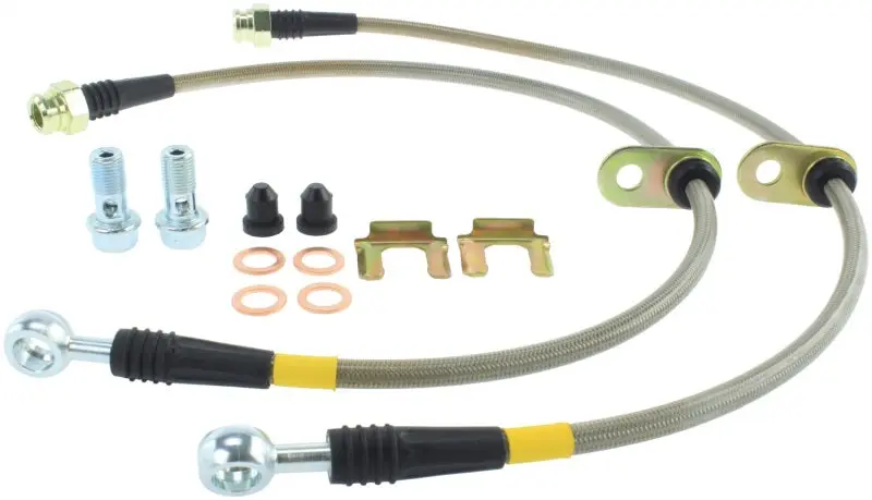 StopTech 08-09 WRX & STi Stainless Steel Front Brake Lines High Performance Upgrade