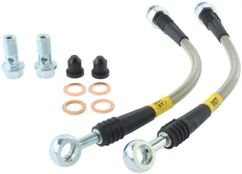 StopTech 98-02 Chevy Camaro Stainless Steel Rear Brake Lines Improved Stopping Power