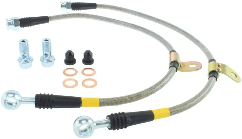 StopTech 10 Hyundai Genesis Front Stainless Steel Brake Lines High Performance