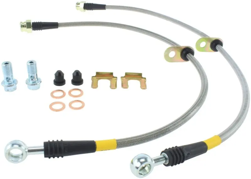 StopTech Stainless Steel Front Brake Lines 2013 Scion FR-S & Subaru BRZ