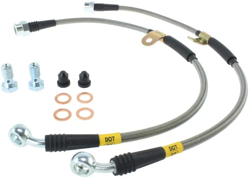 StopTech Stainless Steel Front Brake Lines 2007-2008 Cadillac Escalade