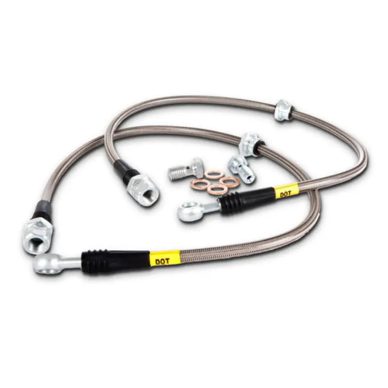 StopTech Stainless Steel Front Brake Lines 2000-2006 Nissan Sentra