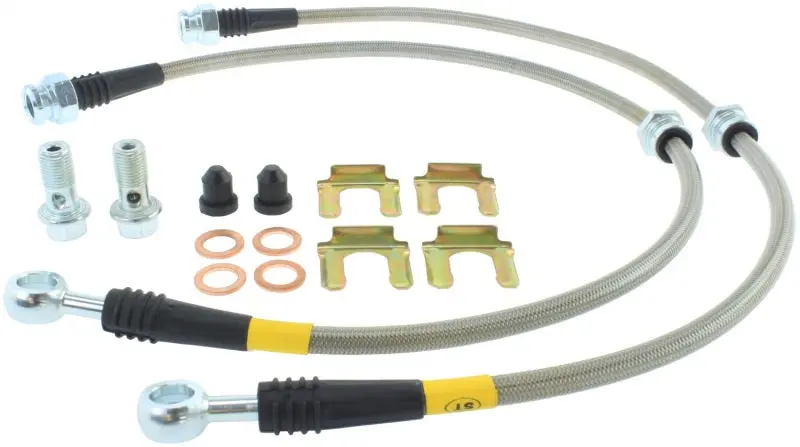 StopTech Stainless Steel Front Brake Lines 95-99 Mitsubishi Eclipse