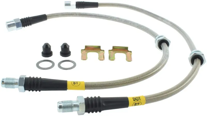 StopTech Stainless Steel Front Brake Lines 08-13 BMW 335i xDrive