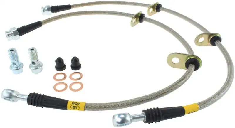 StopTech Stainless Steel Front Brake Lines 91-05 Acura NSX