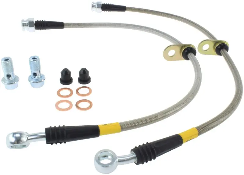 StopTech Stainless Steel Front Brake Lines 99-00 Civic Si Rear Disc Brakes