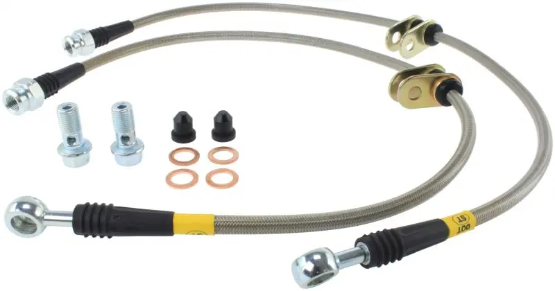 StopTech Stainless Steel Front Brake Lines 00-05 Honda S2000